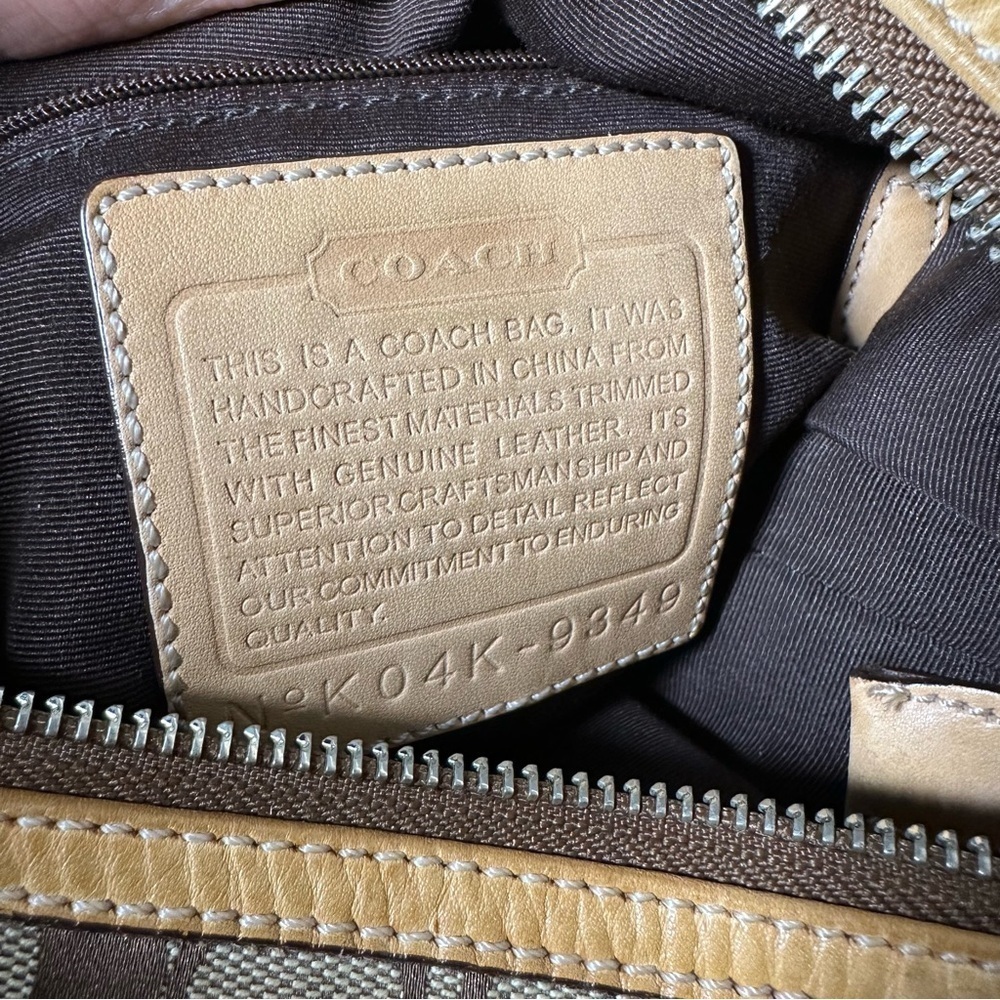 COACH 9349 Signature Crossbody Bag Brown Women - Picture 5 of 16